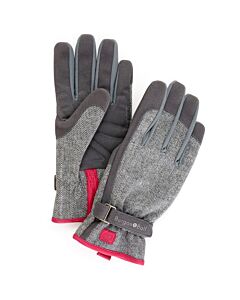 Burgon & Ball Love the Glove Grey Tweed-Ladies Small/Medium (6.5 7)